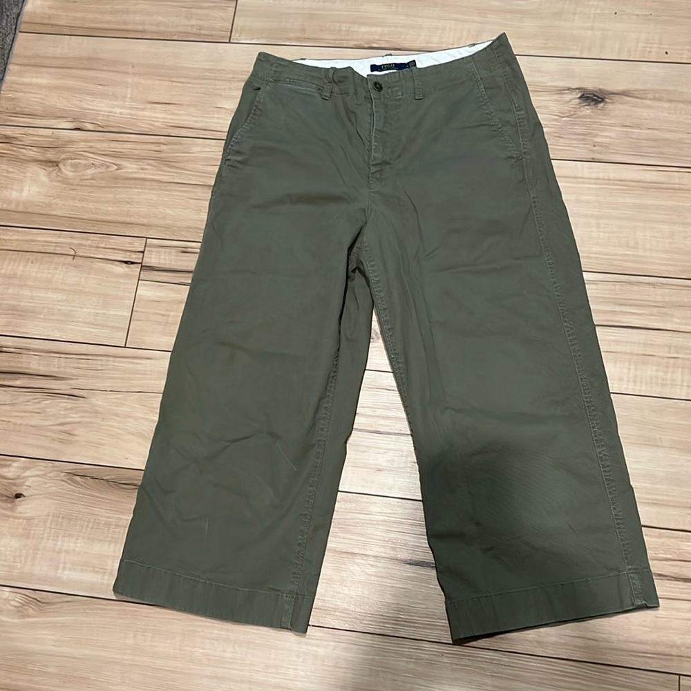 Polo. Size 10. Crop pants.